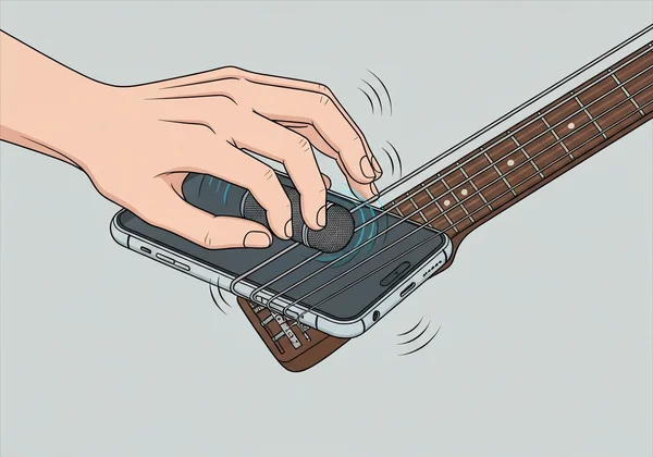 Shielding phone mic for accurate bass tuning